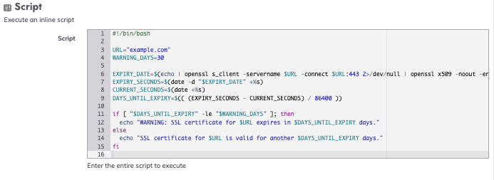 SSL Checking Script and notification