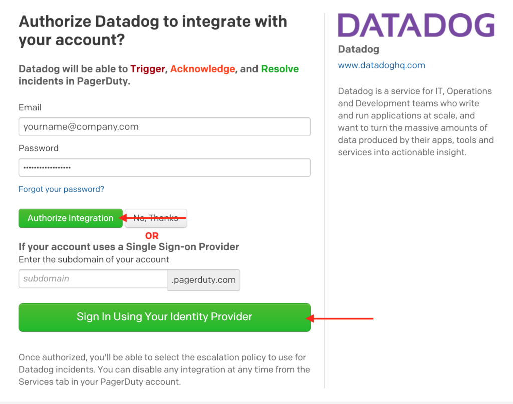 Datadog Integration Guide | PagerDuty